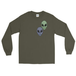 Aliens Painted by Chris Disano Long Sleeve T-Shirt