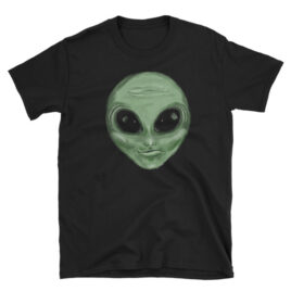 Alien Head Painted by Chris DisanoShort-Sleeve Unisex T-Shirt