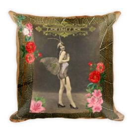 “I AM that I AM” Vintage Fairy Square Pillow