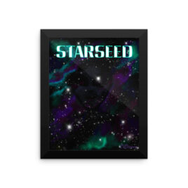 Starseed digital art by Chris Disano Framed photo paper poster