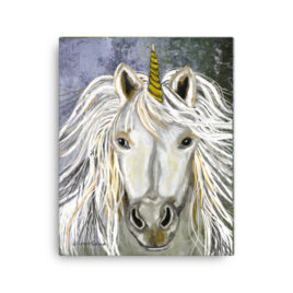 Unicorn on Canvas