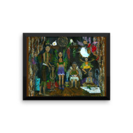 See the Little People…An Enchanted Adventure Framed photo paper poster