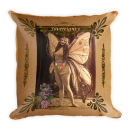 Sovereignty Vintage Fairy Square Pillow