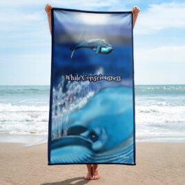 Whale Consciousness Beach Towel