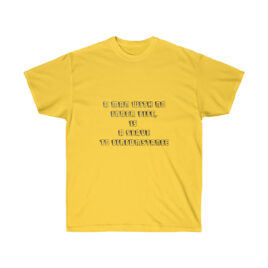 A Man with no Inner Life Quote Unisex Ultra Cotton Tee