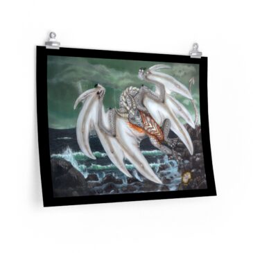 Return of the White Dragon Printed Painting Premium Matte horizontal posters