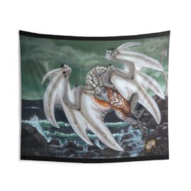 Return of the White Dragon Printed Painting Indoor Wall Tapestries
