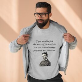 Nikola Tesla Unisex Premium Crewneck Sweatshirt
