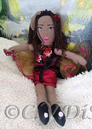Fairy Rag Doll | Fantasy Fairy Plush Handmade Doll