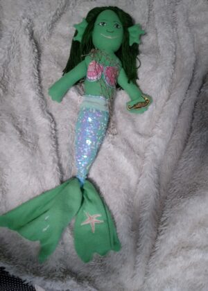 Mermaid Keepsake Doll | Fantasy Mermaid Plush Handmade Doll