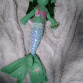 Mermaid Keepsake Doll | Fantasy Mermaid Plush Handmade Doll