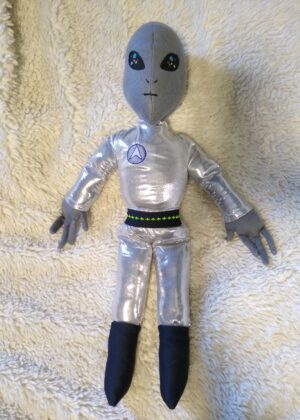 Alien Keepsake Doll | Fantasy Alien Plush Handmade Doll