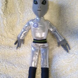 Alien Keepsake Doll | Fantasy Alien Plush Handmade Doll