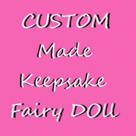 Custom Made Keepsake Fairy Doll with Wire Wings