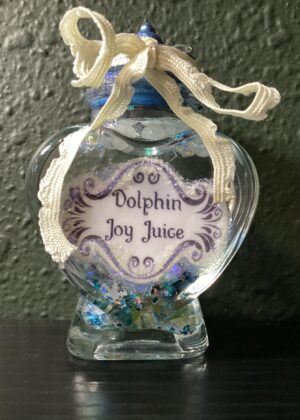 Glass Potion Shaker Bottle | Dolphin