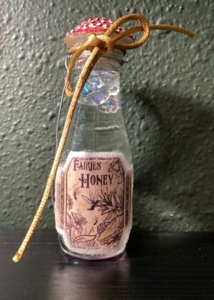 Glass Potion Shaker Bottle | Faerie Honey