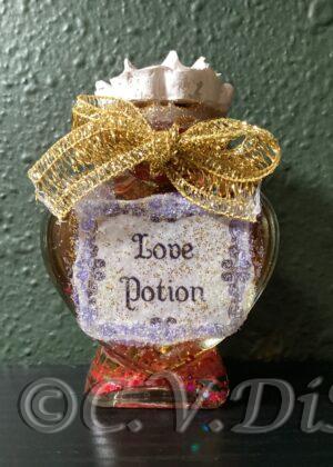 Glass Potion Shaker Bottle | Love Potion