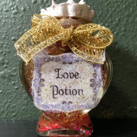 Glass Potion Shaker Bottle | Love Potion